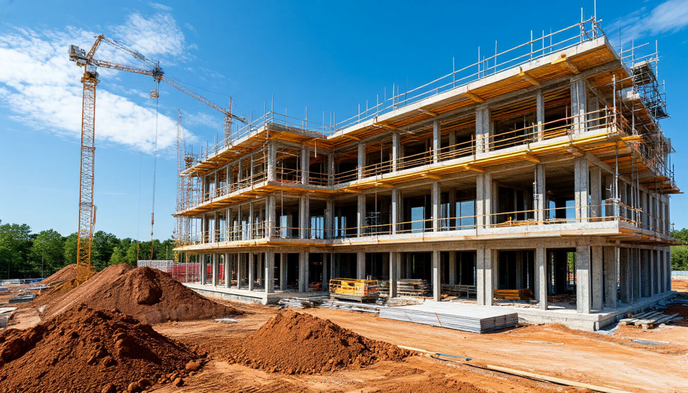 Стоимость работ по строительству здания