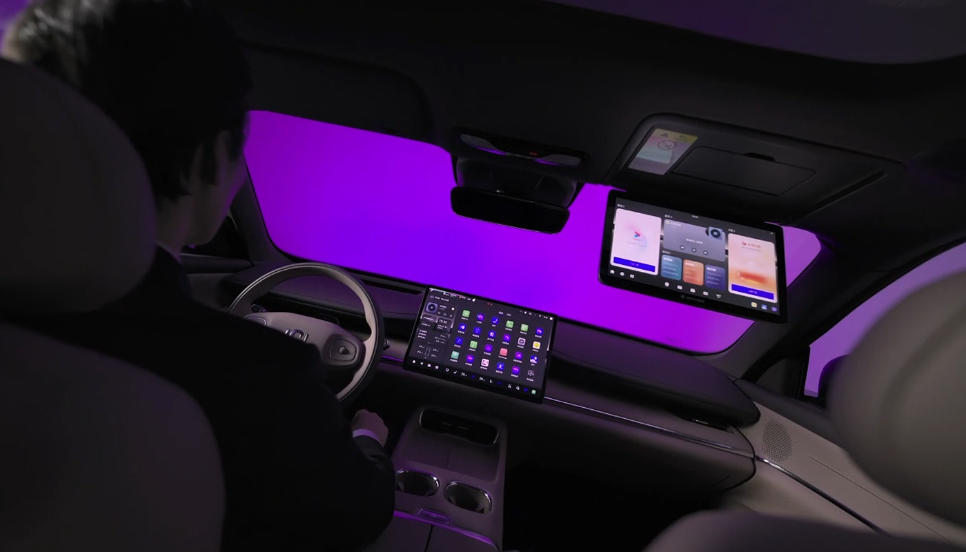 Центральная панель и цифровой салон Changan Qiyuan Q07