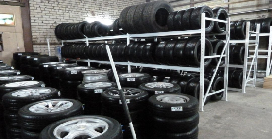 колеса на складе