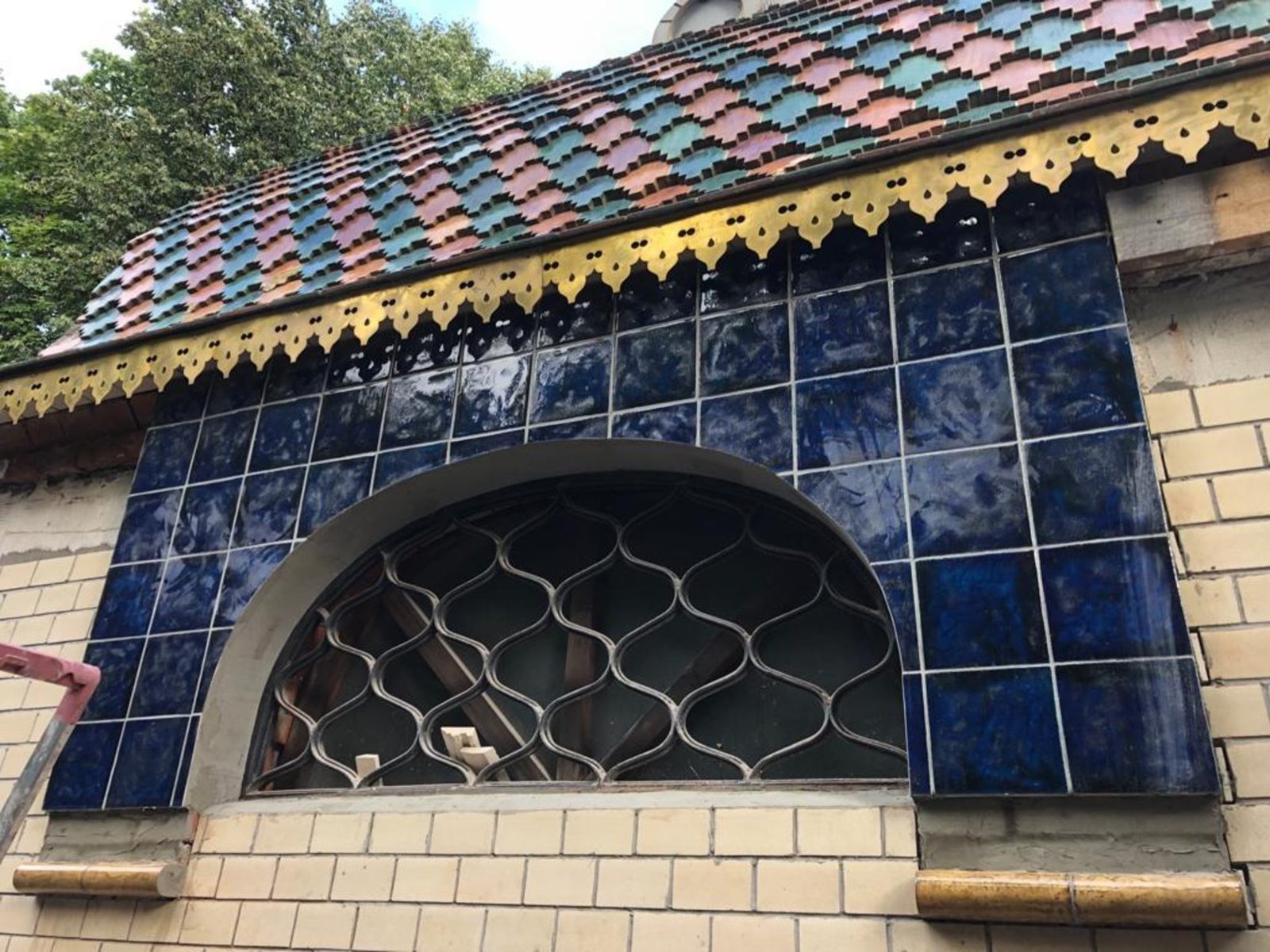 Воссоздание керамического декора часовни