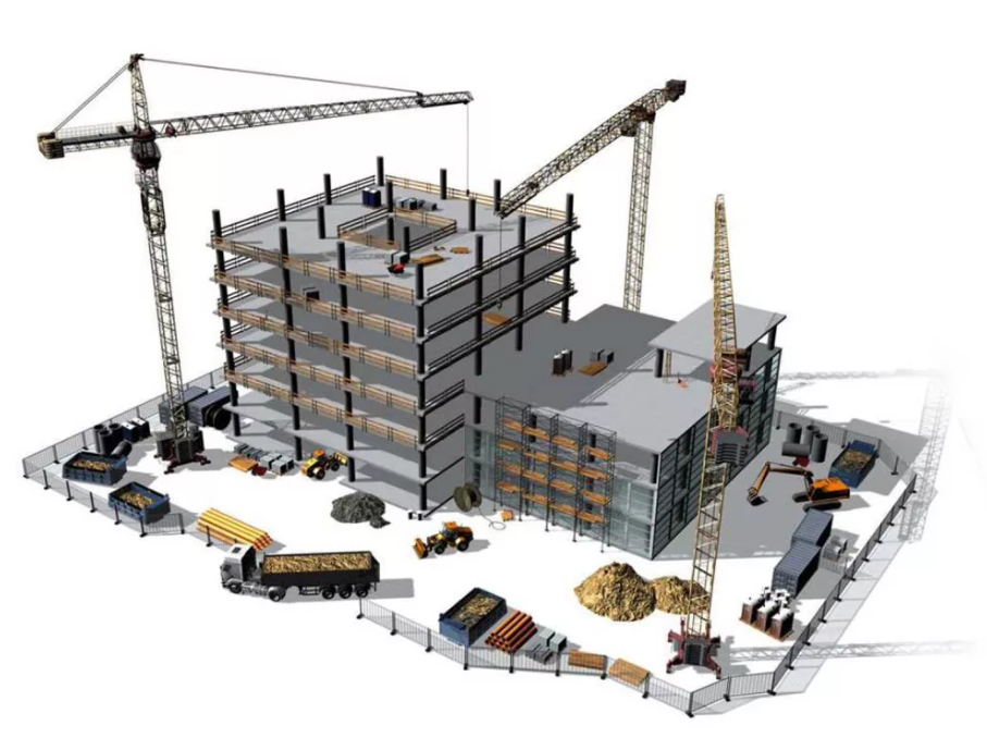 Основы строительного процесса. Возведение зданий и сооружений. Строительный объект. Строительный проект. Стройка многоэтажного дома.