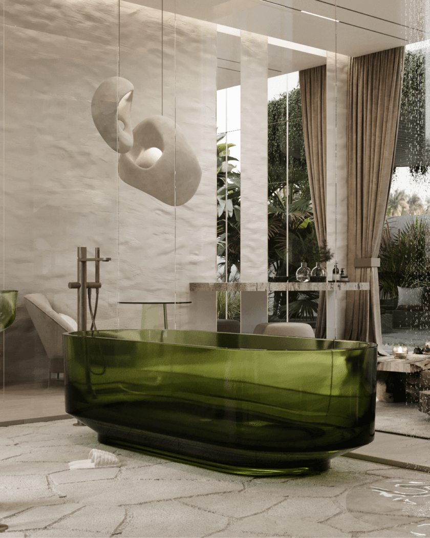 Villa pool area