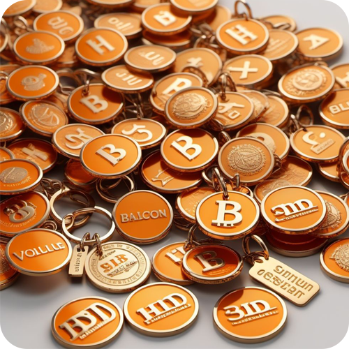 брелок с логотипом