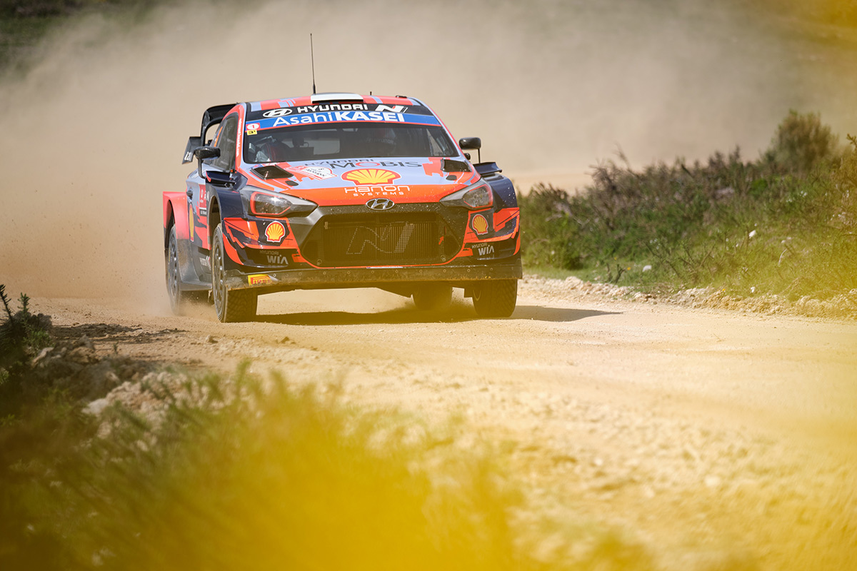 Отт Тянак и Мартин Ярвеоя, Hyundai i20 Coupe WRC, ралли Португалия 2021