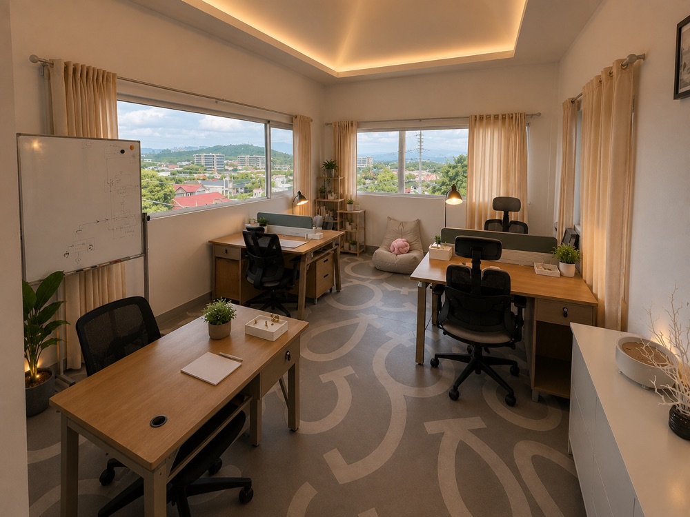 Small office to let in Phuket — compact furnished office