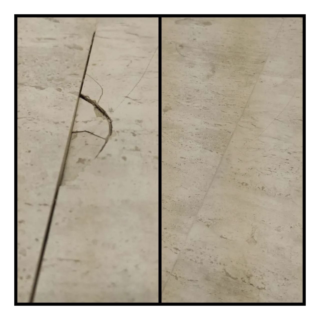 Ремонт скола на каменном полу