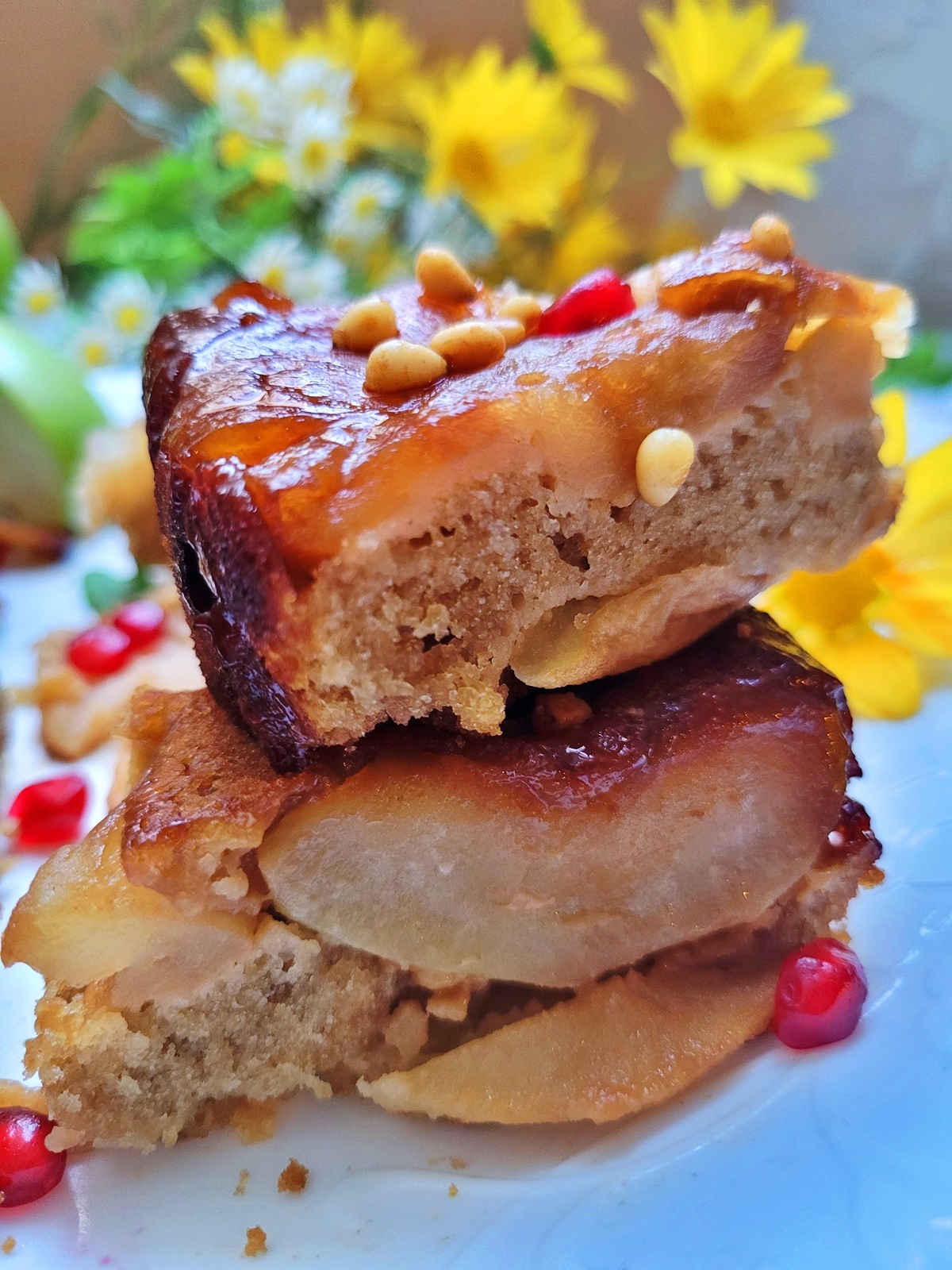 Пирог с мелом и карамельными яблоками (Тарт татен). Блог Вкусный Израиль.