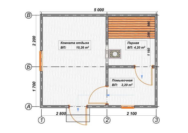 Фото планировка бани 5х4