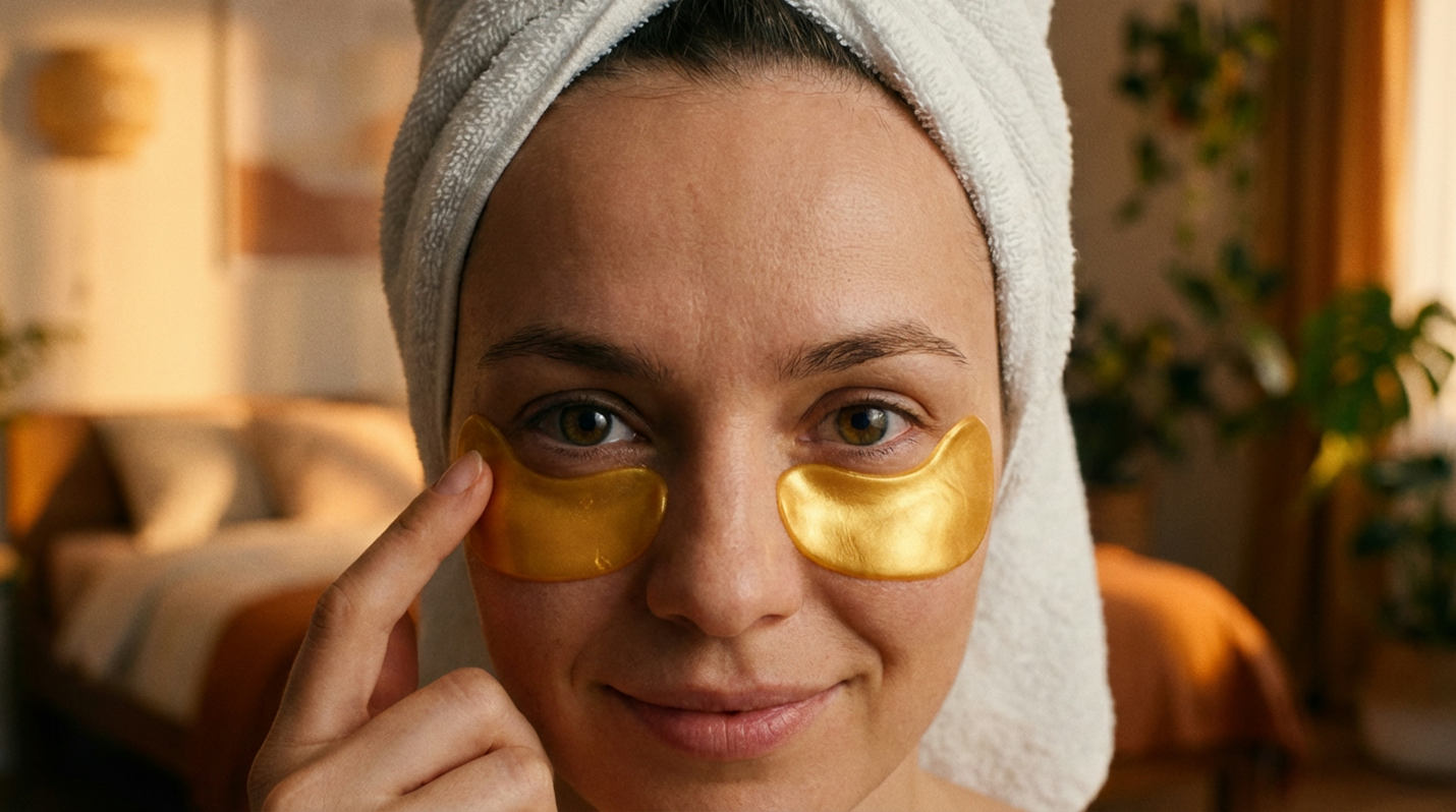 как разгладить заломы на шее и декольте