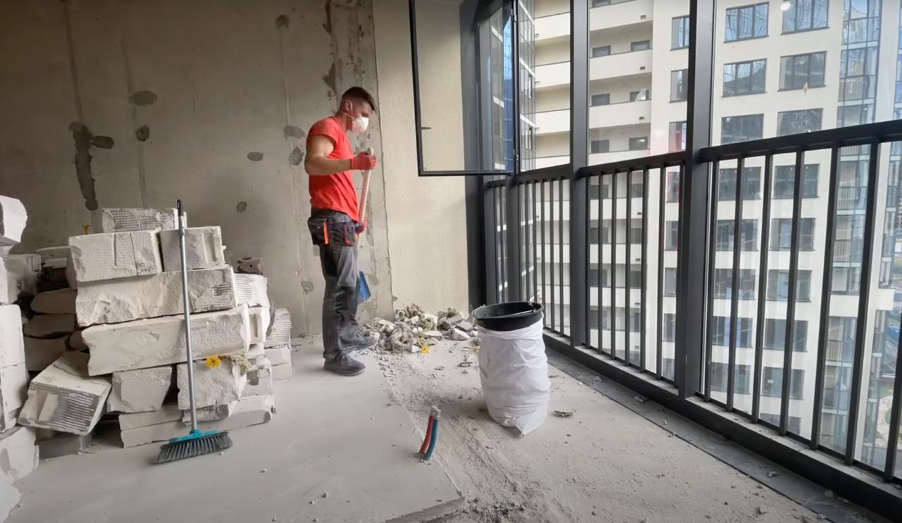 почистване след къртене в центр София