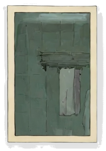 полка в ванной комнате