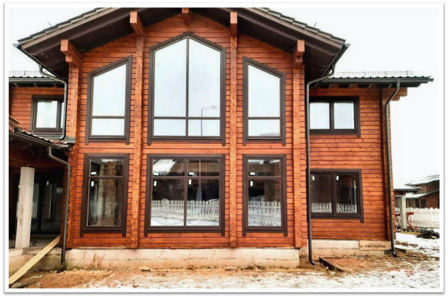 Обсада для окон. Установка окосячек в деревянных домах.