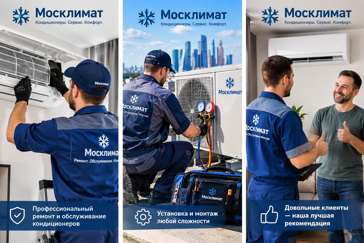 Установка кондиционера в Москве — монтажник MosClimat 24