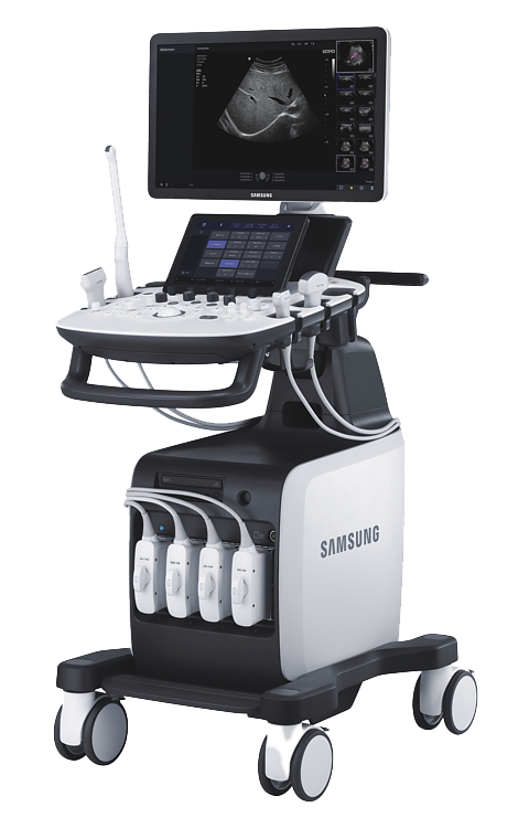 УЗИ аппарат Samsung HS-60 на стойке для ультразвуковой диагностики