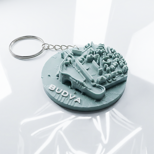 Brendirani suvenir privjesak Budva, Crna Gora