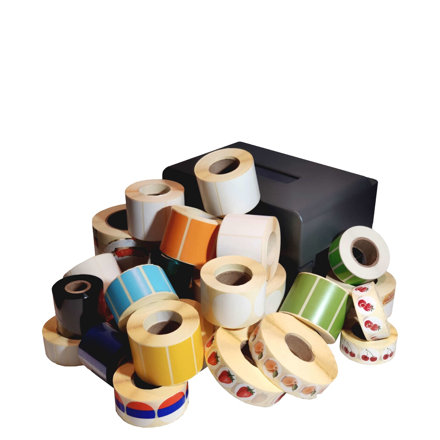 Термоэтикетки, Термотрансферные этикетки, риббоны и текстильные ленты