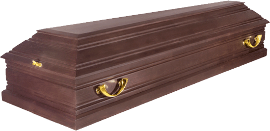 Гроб лакированный, &quot;Пегас&quot;, 4-гранный