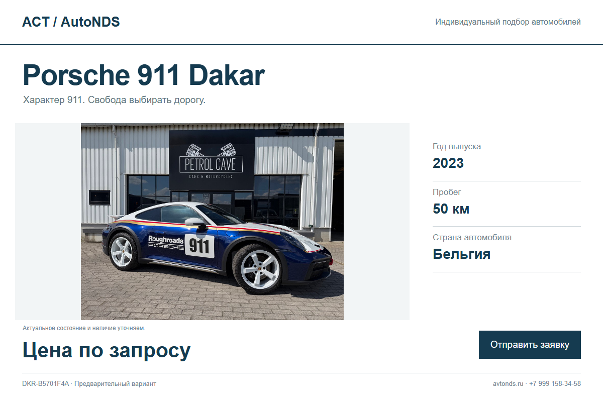 Porsche 911 Dakar DKR-B5701F4A