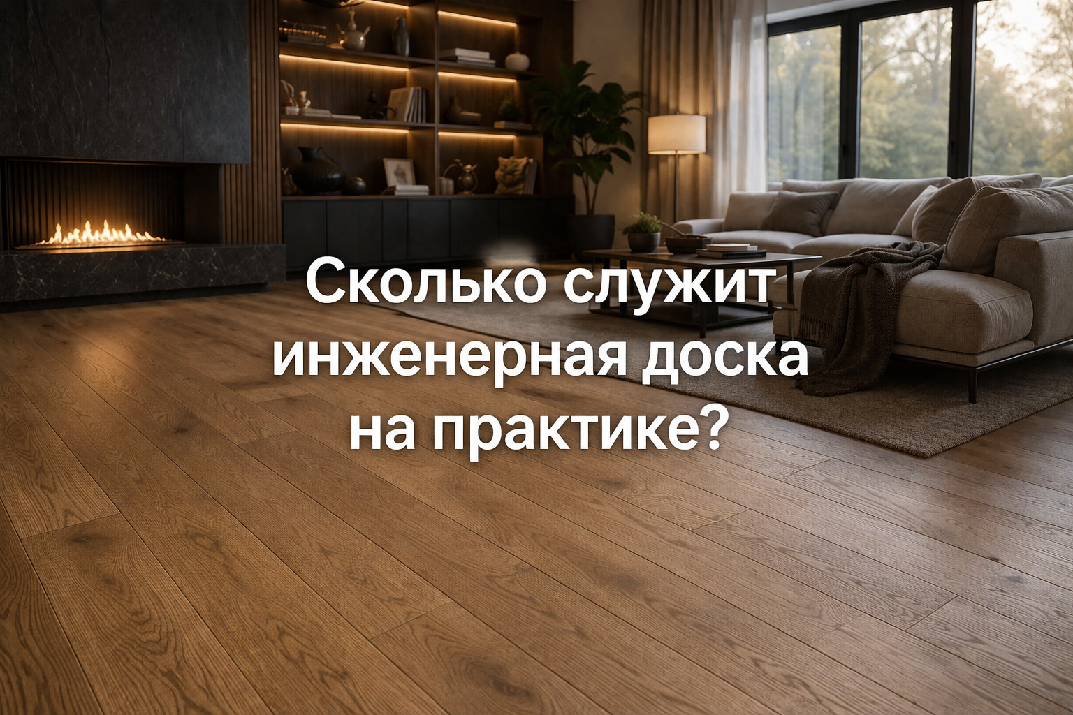 Инженерная доска дуб в интерьере - долговечное деревянное напольное покрытие