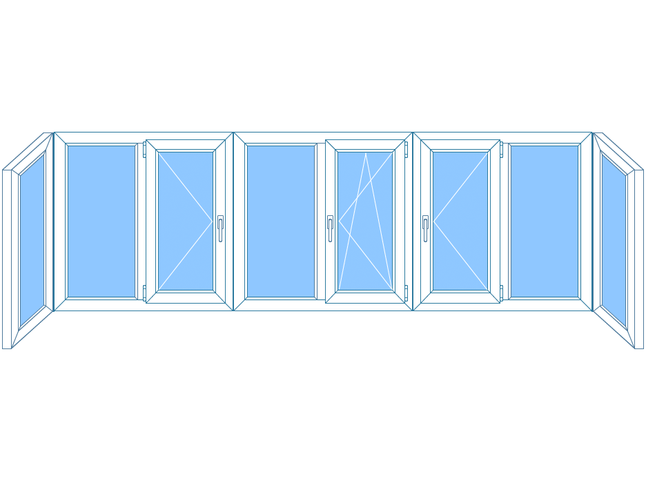 Застеклить лоджию или балкон 6 метров | окнова.рф