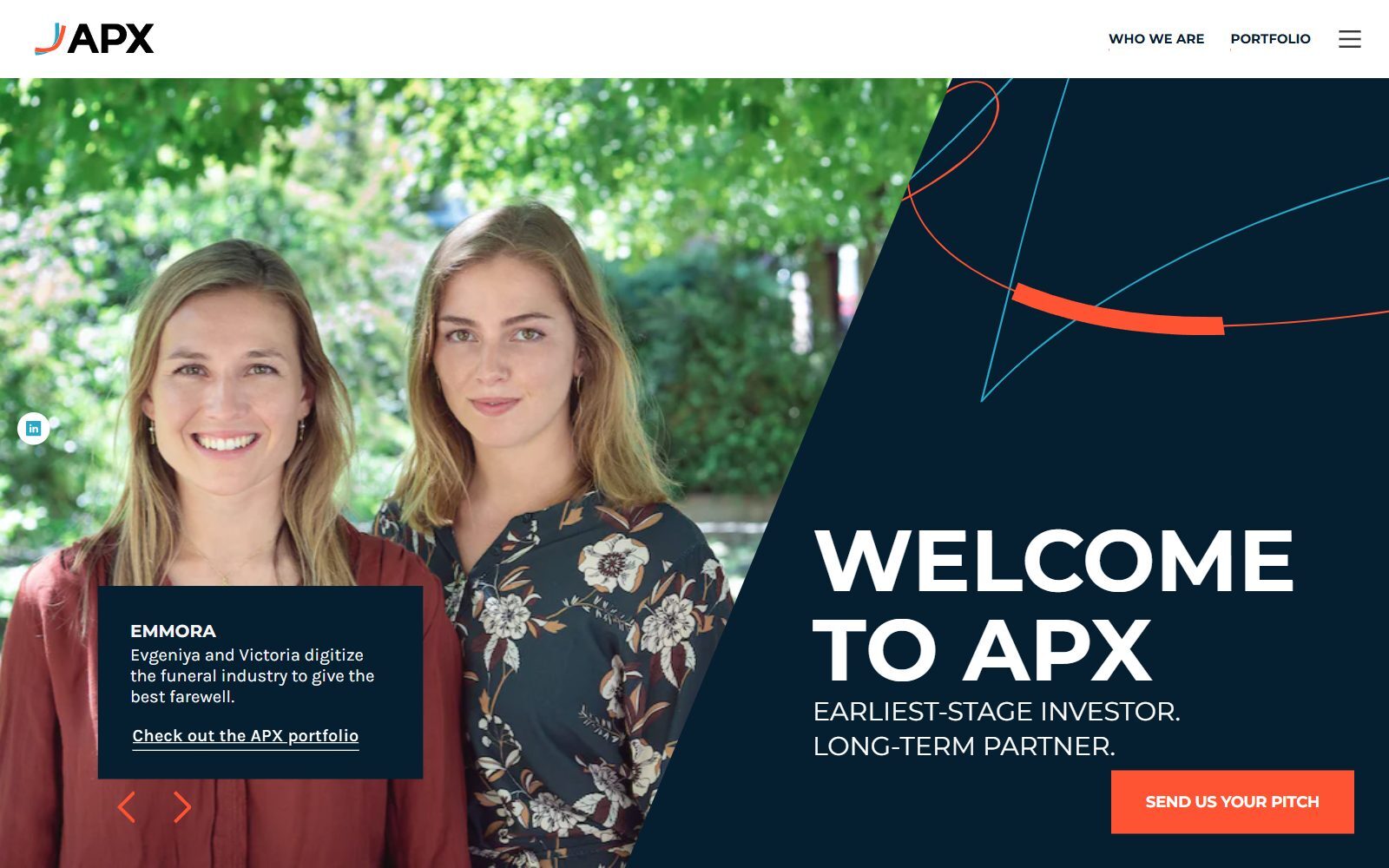 APX homepage screenshot (October 2026)