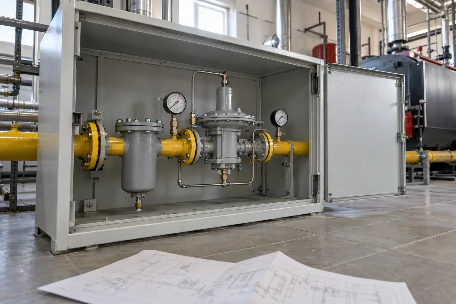 Диагностика регулятора давления газа котельной в Краснодаре