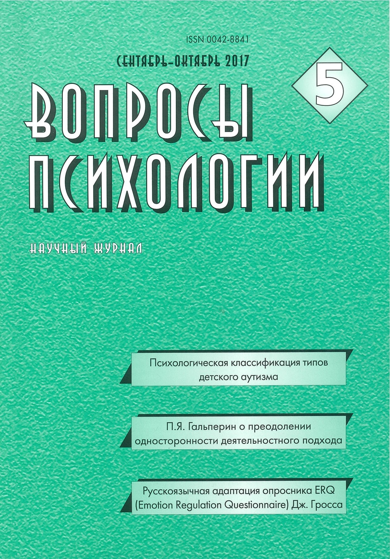Вопросы психологии