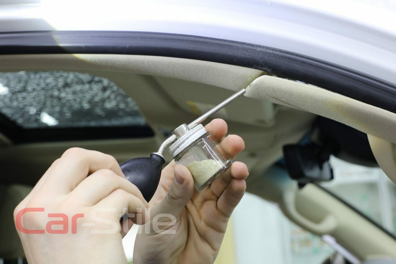 Ремонт прожога потолка автомобиля Lexus | Пример работы по ремонту ...