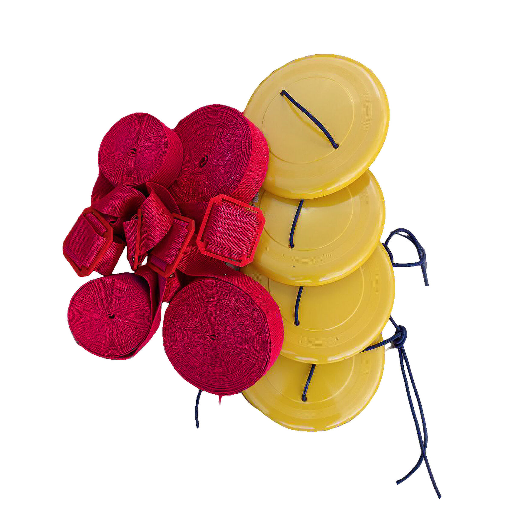 линия разметки с тарелками