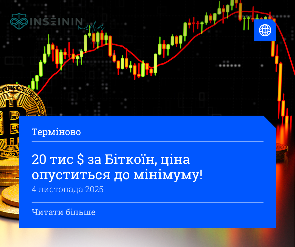 20 тис $ за Біткоїн, ціна опуститься до мінімуму!