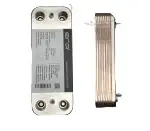 Теплообменник ГВС Electrolux, Beretta, 148 мм, 14 пл., с бортиками, Era