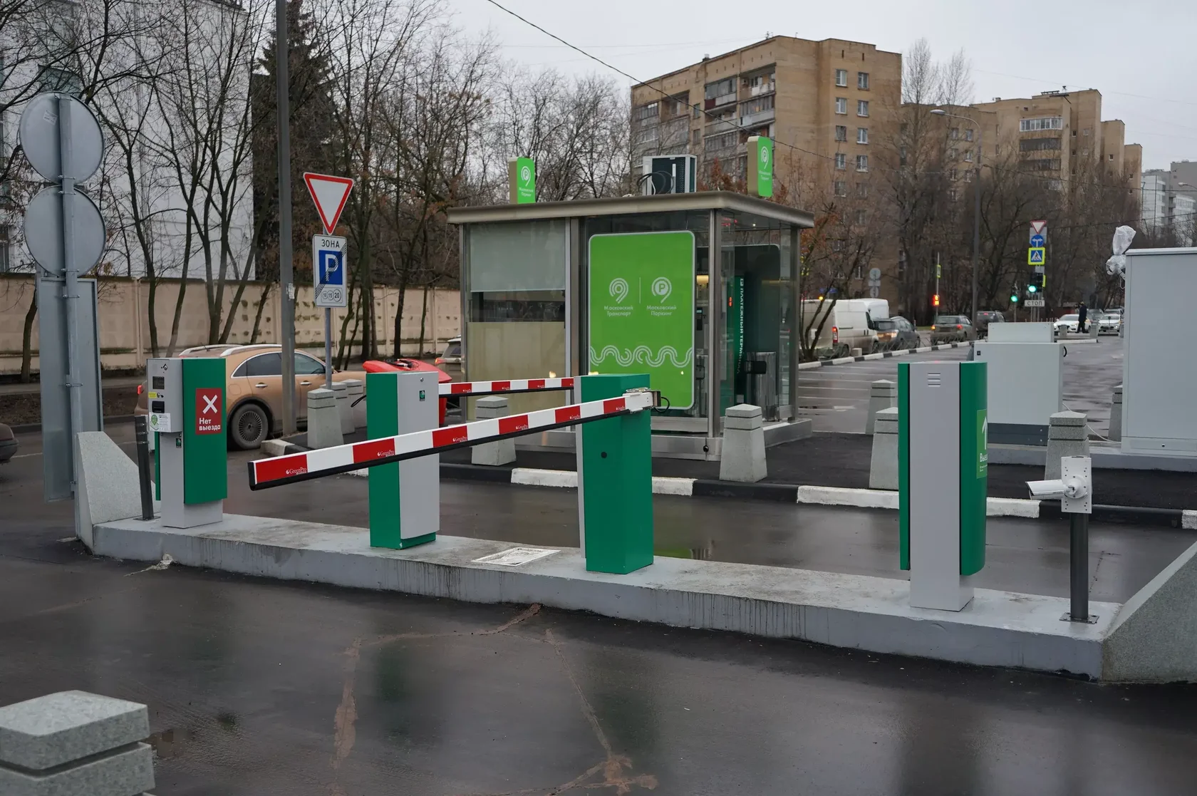 Шлагбаумы с системой доступа