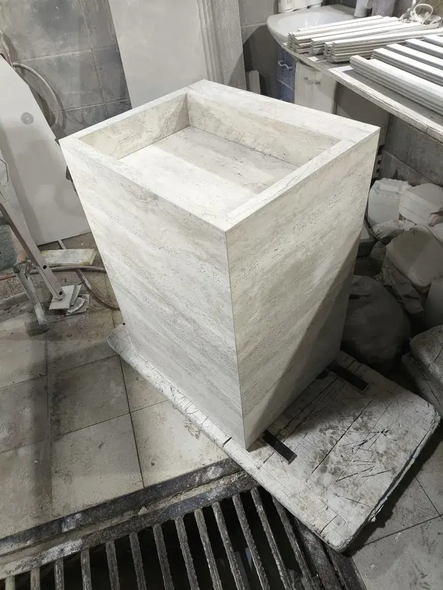Раковина из керамогранита 600x500x890