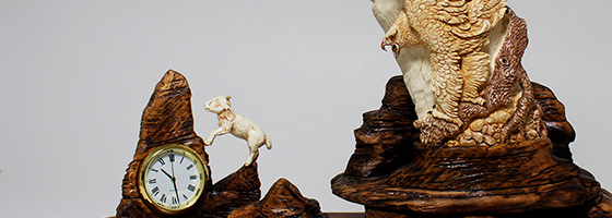 интерьерные композиции из бивня мамонта - Mamont Art