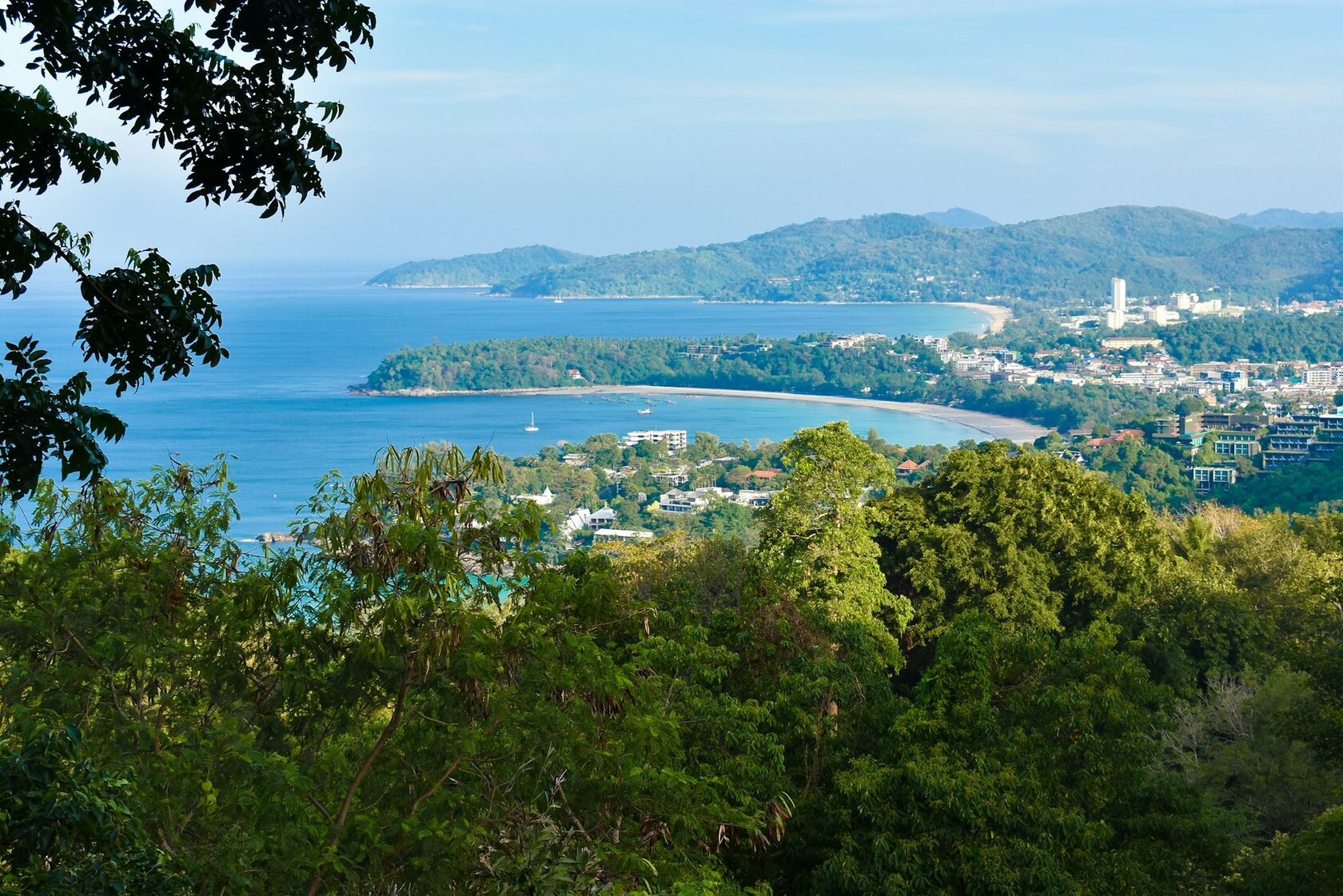 Luxury condo balcony overlooking the Andaman Sea