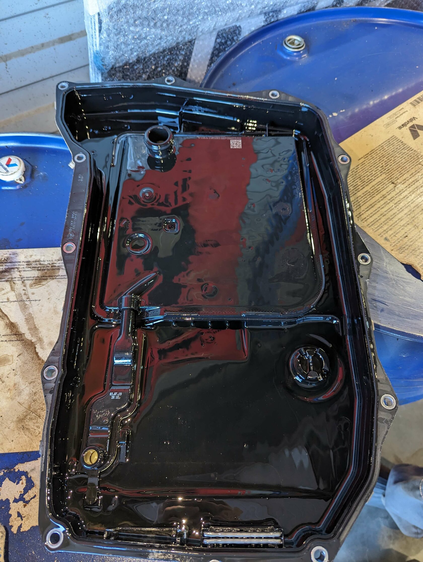 Осмотр магнитов поддона АКПП