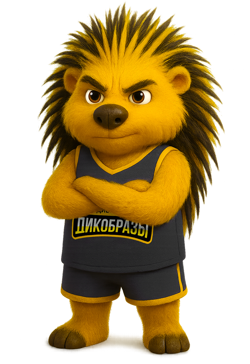 Маскот дивизиона Дикобразы