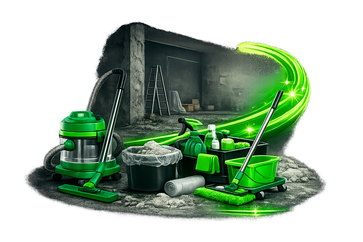 Уборка после ремонта