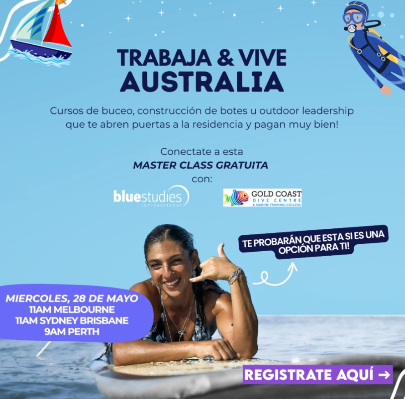 No te pierdas el webinar &amp;amp;#39;Trabaja y Vive en Australia&amp;amp;#39; este 28 de mayo.
