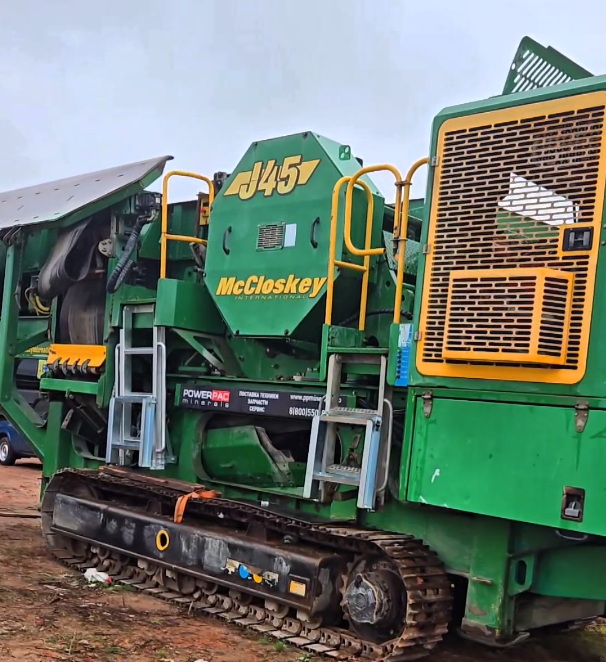 Мобильная щековая дробилка McCloskey J45 в наличии на складе!