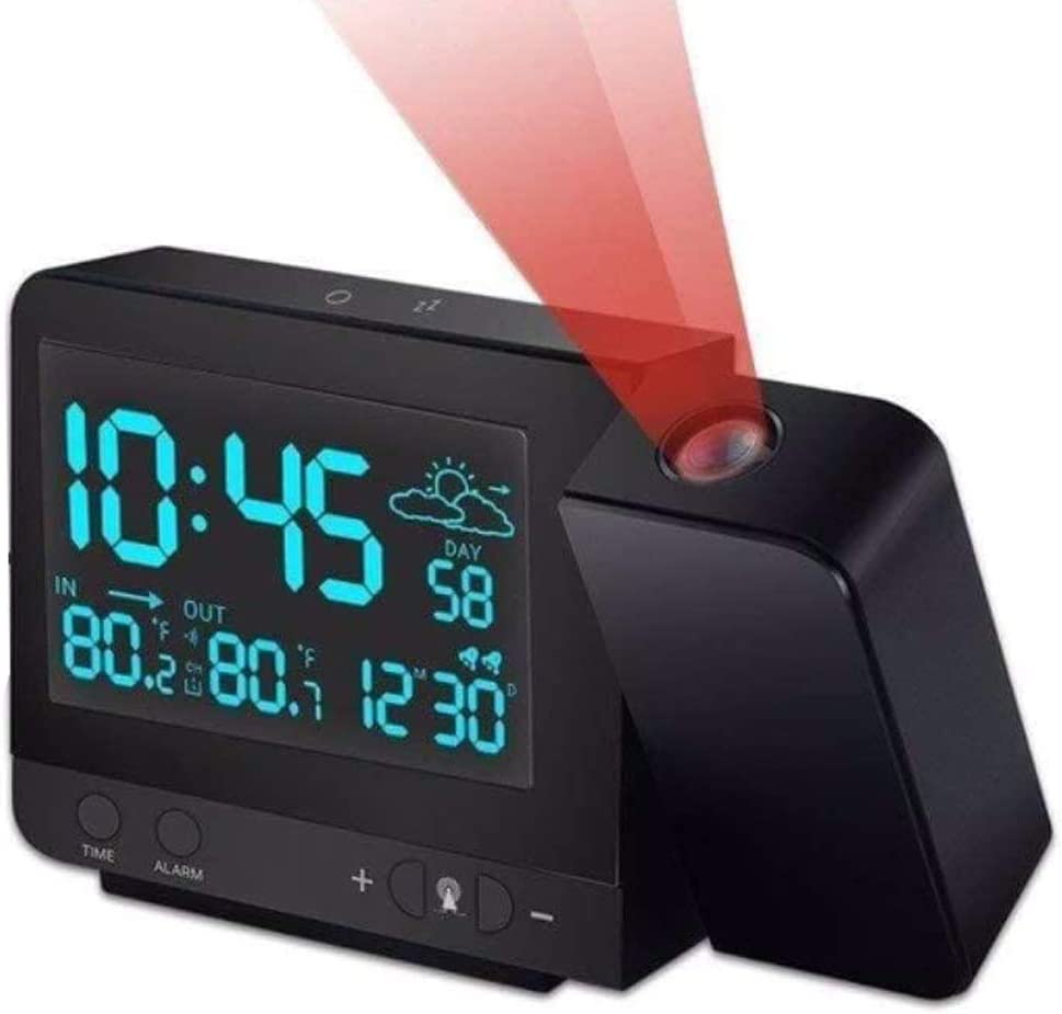 SMARTRO Projection Alarm Clock Digital Clock with Indoor