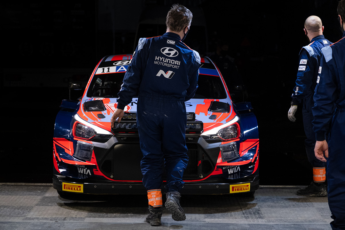 Тьерри Невилль и Мартейн Видаге, Hyundai i20 Coupe WRC, ралли Монте-Карло 2021