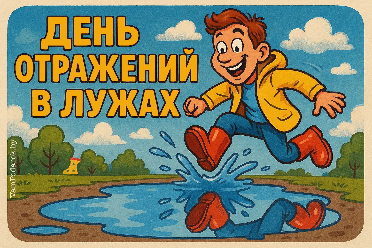 День отражений в лужах