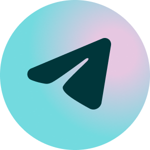 Иконка Telegram на сайте биохакеров