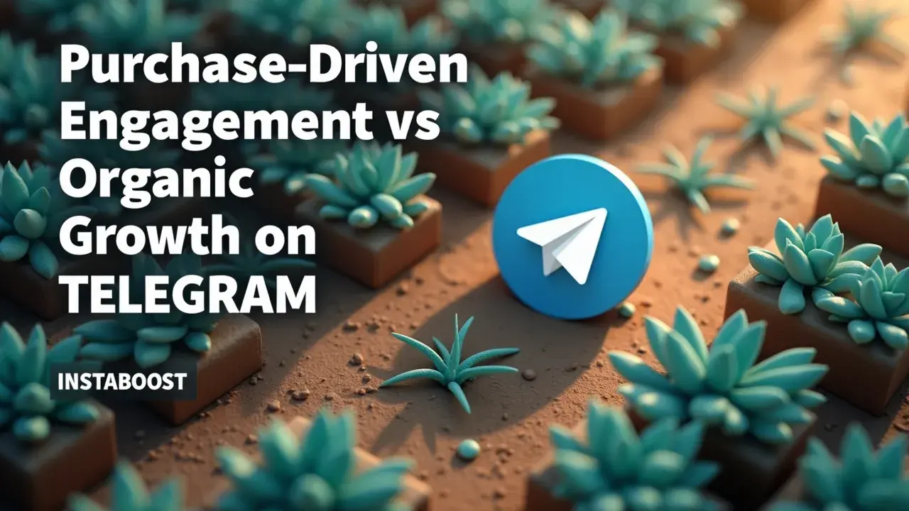 Purchase-driven Engagement vs Organic Growth On Telegram