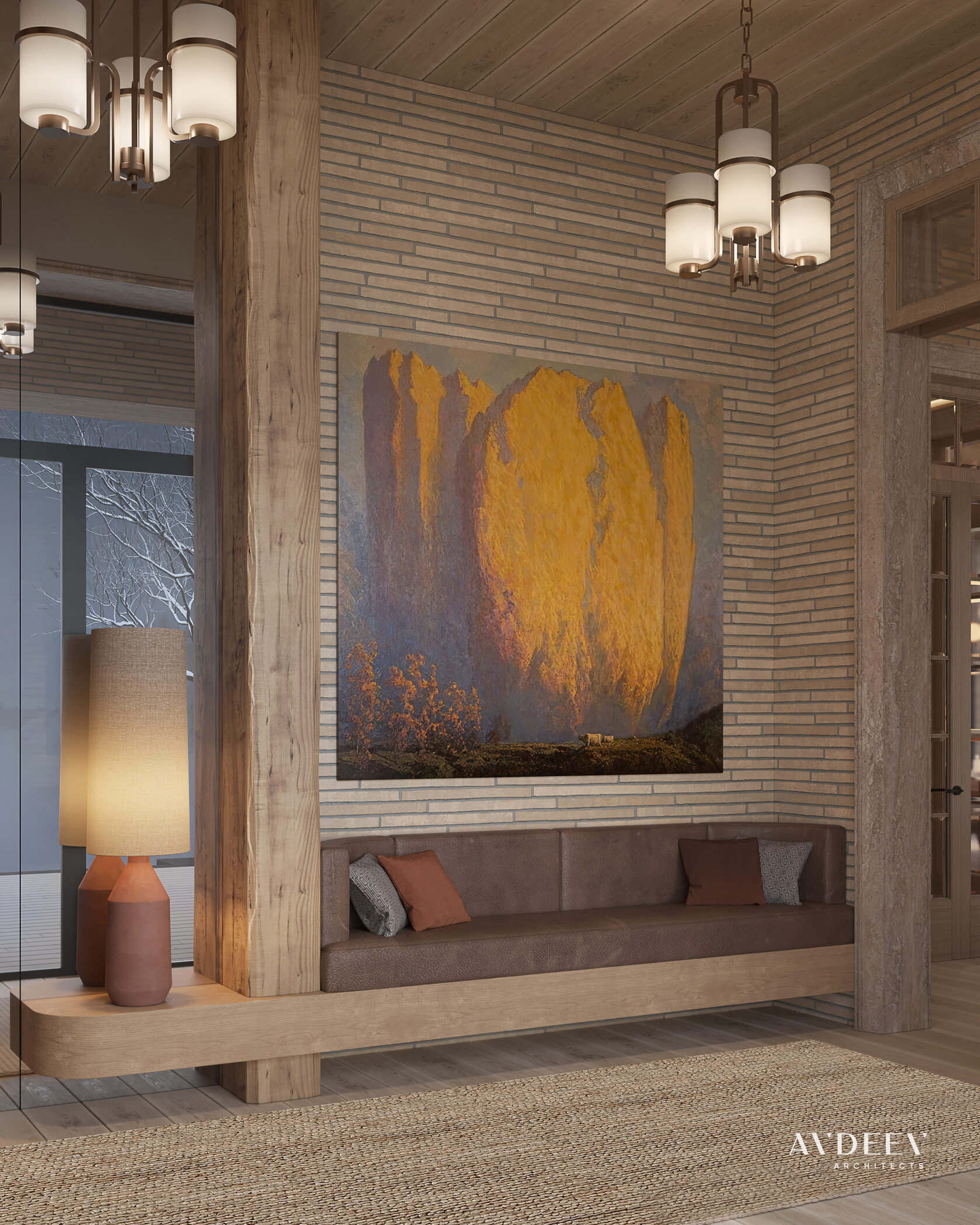 Жилой модуль в Северскую ландшафт