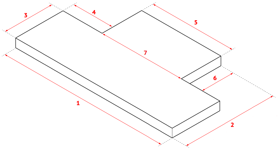 Подоконник стол дерево размеры