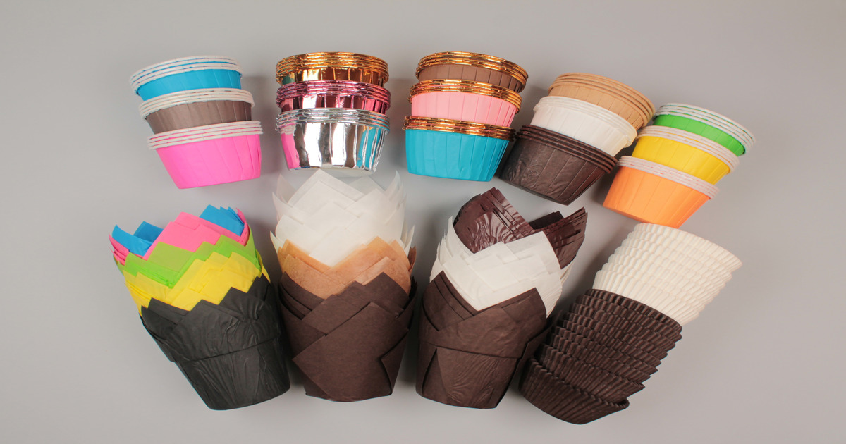 Купить бумажные формочки для кексов и выпечки в Украине - partyposud.ua