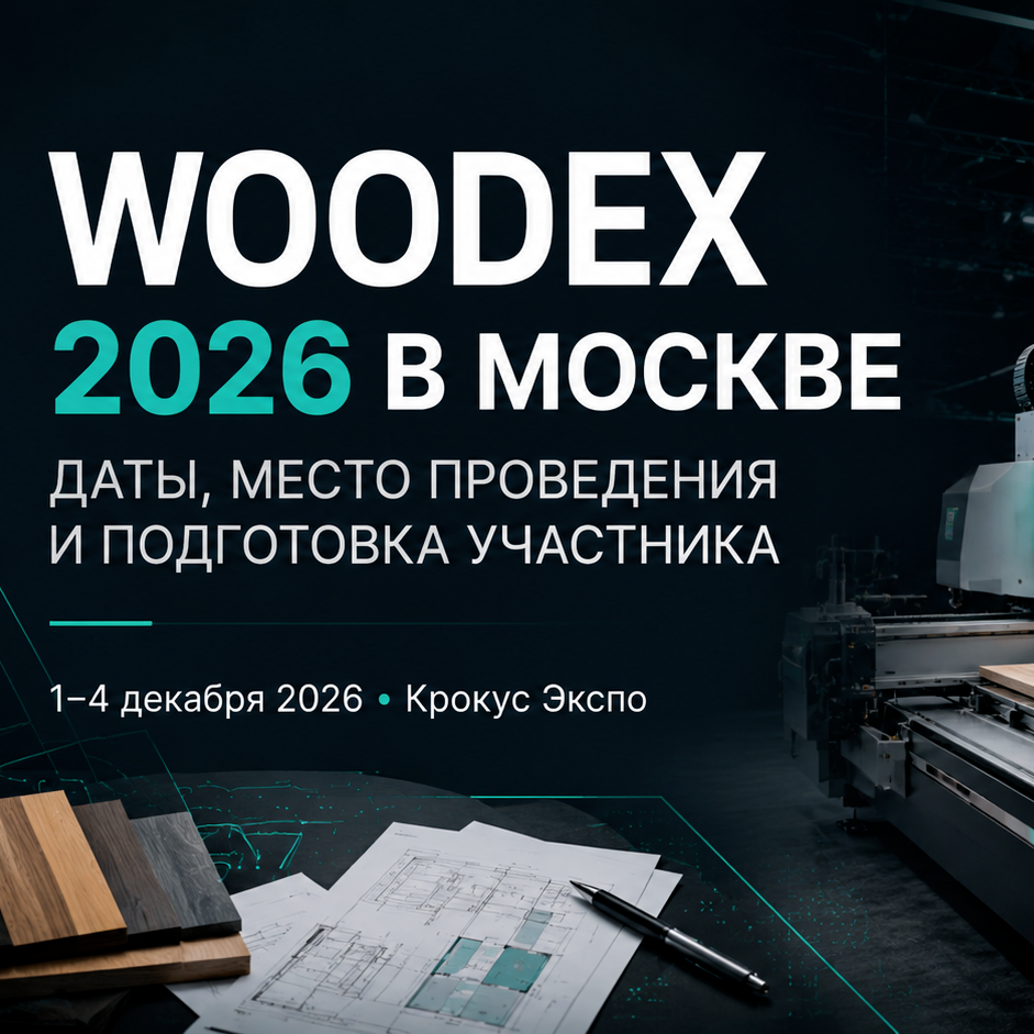 Woodex 2026 — выставка деревообработки в Москве