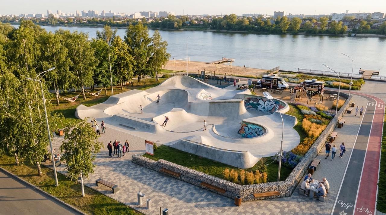 Олимпийский бетонный боул , Краснодар